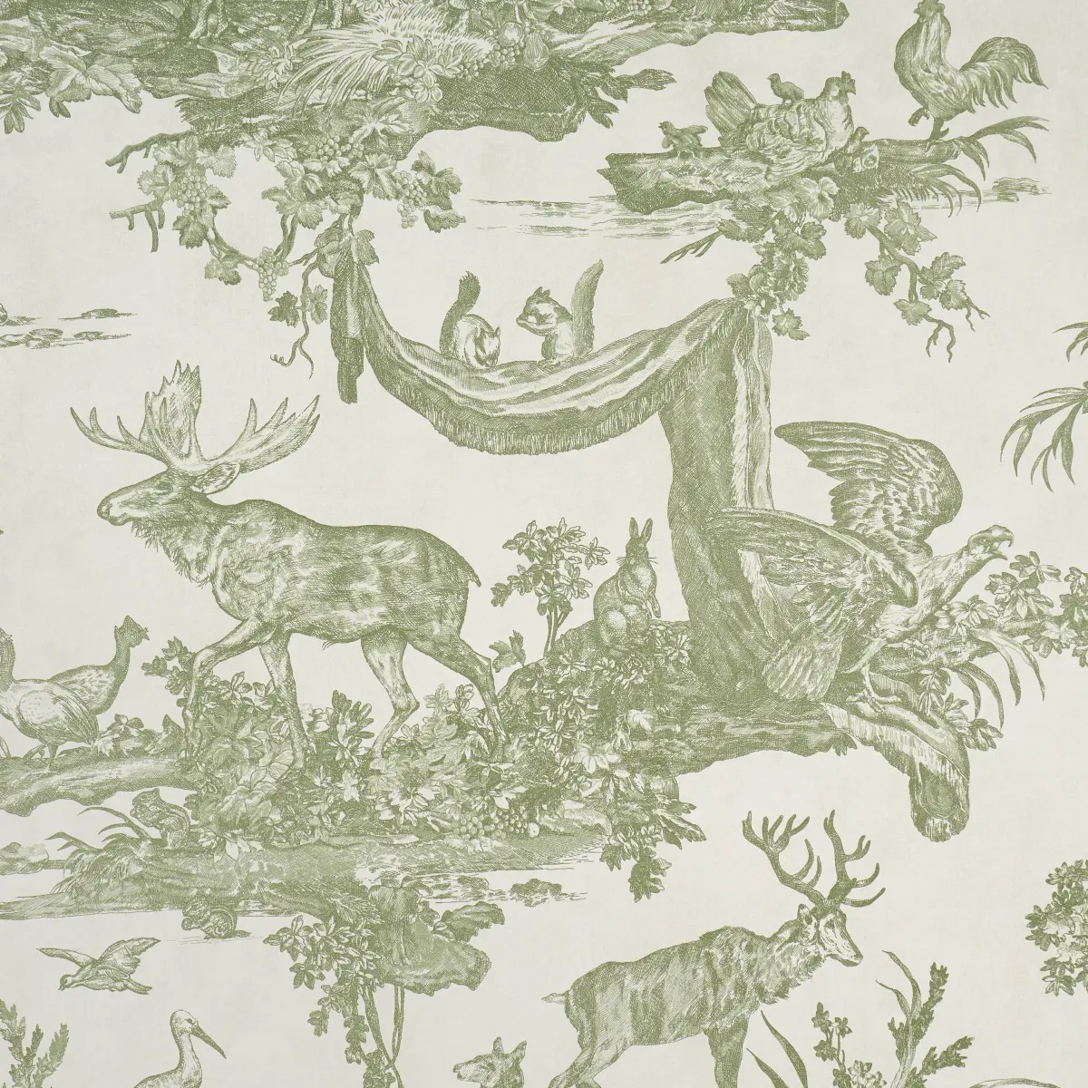 Western Toile_ OLIVE