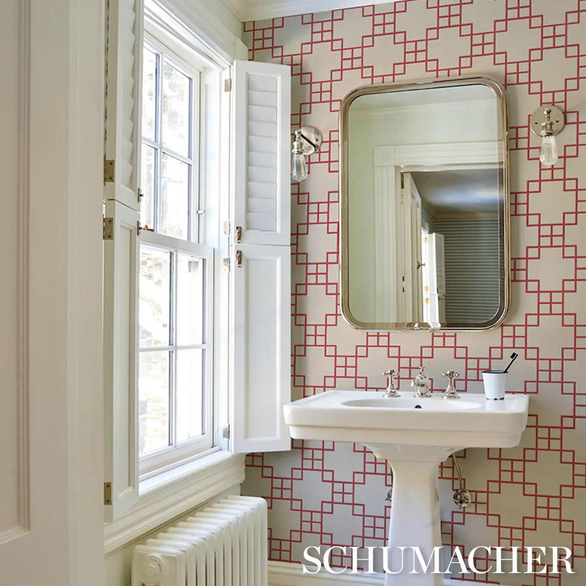 GEORGETTE TRELLIS_ RED