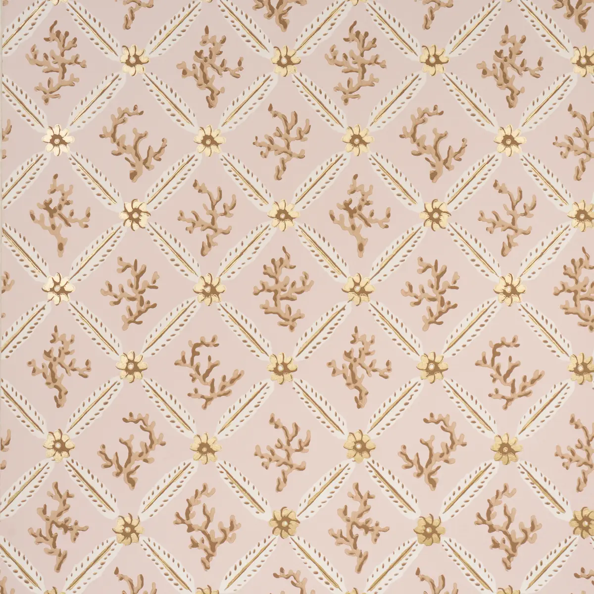 Corail Leaf Trellis_ BLUSH