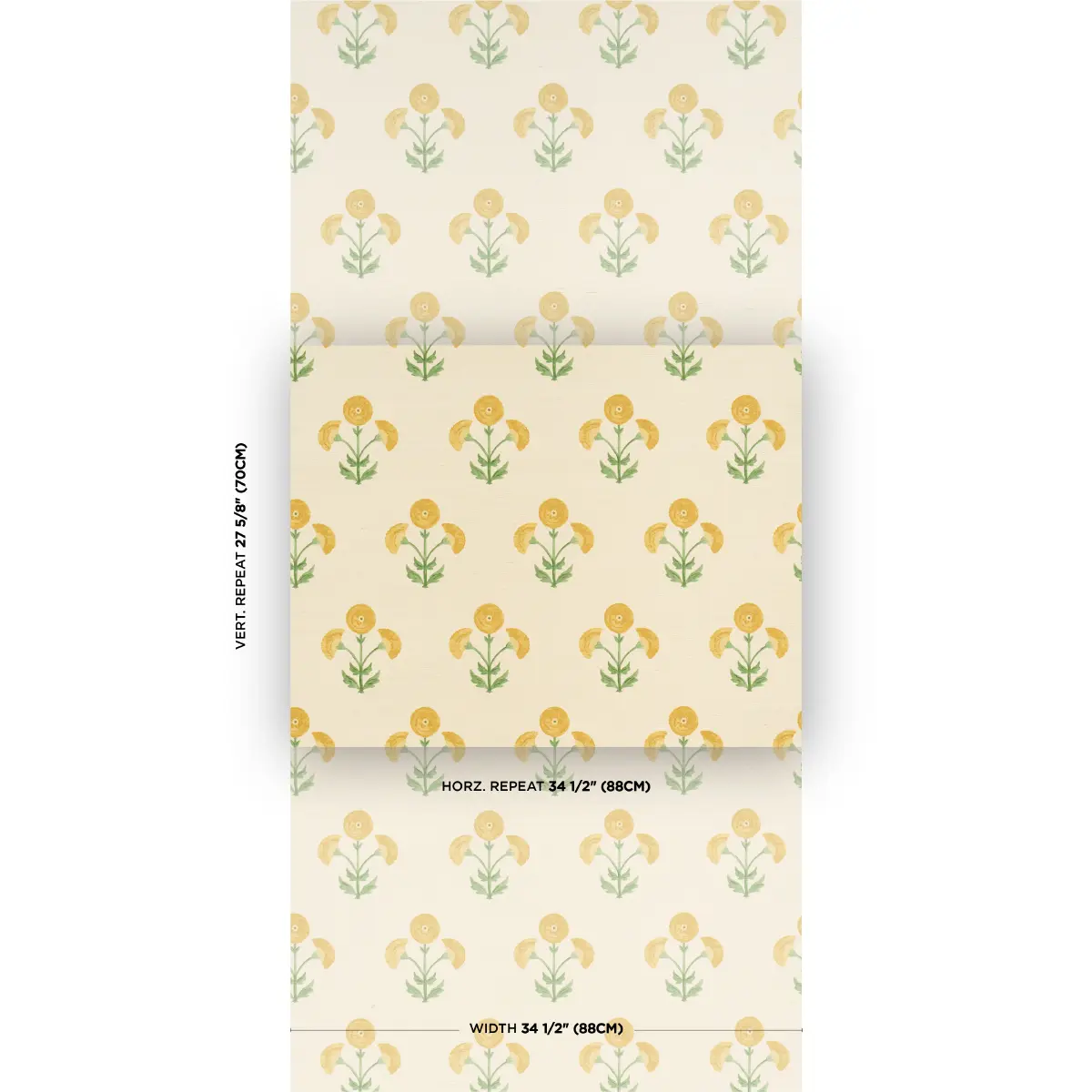 Saranda Flower Sisal_ MARIGOLD