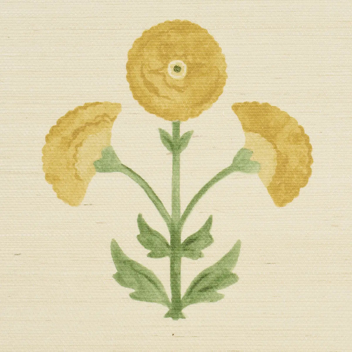 Saranda Flower Sisal_ MARIGOLD
