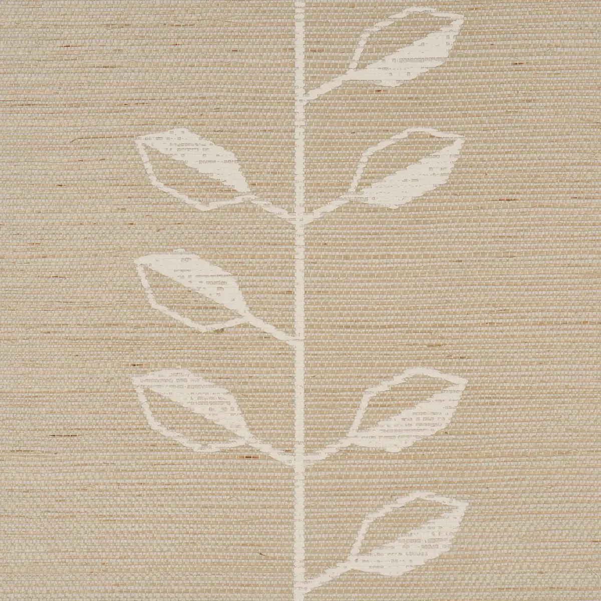 GEO LEAF SISAL_ BONE & WHITE