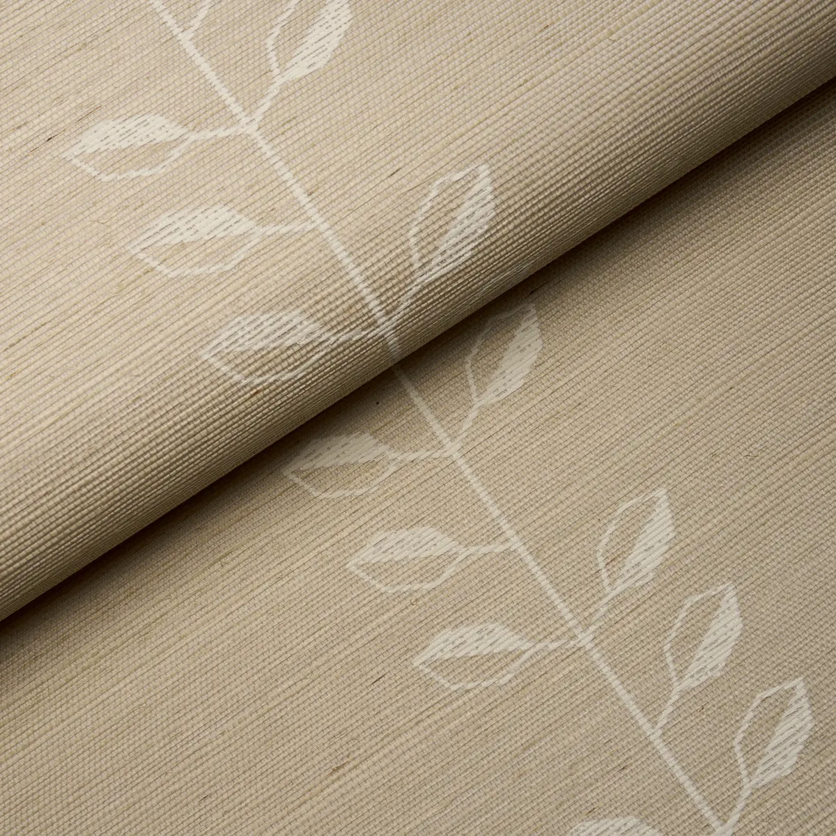 GEO LEAF SISAL_ BONE & WHITE
