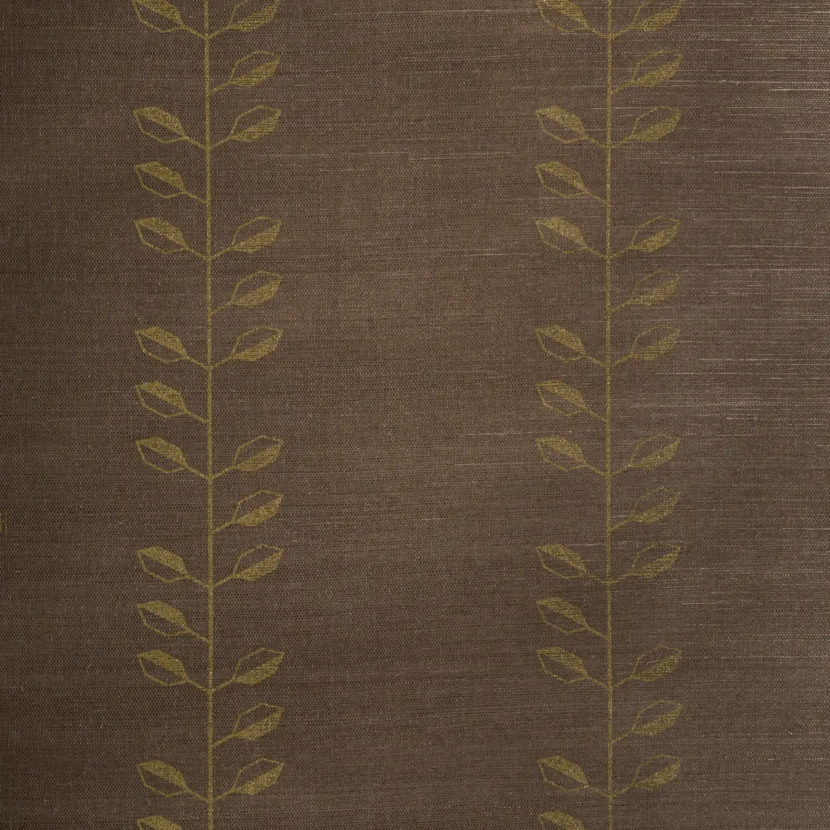 GEO LEAF SISAL_ METALLIC GOLD & SEPIA