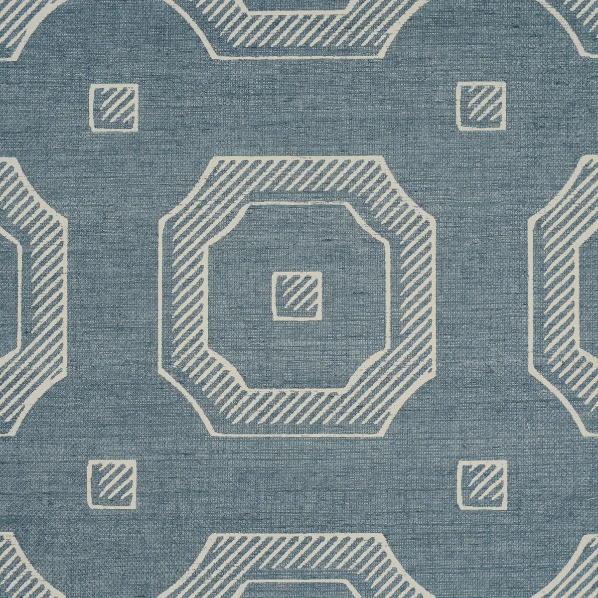 BEVELED FRAME SISAL_ DENIM