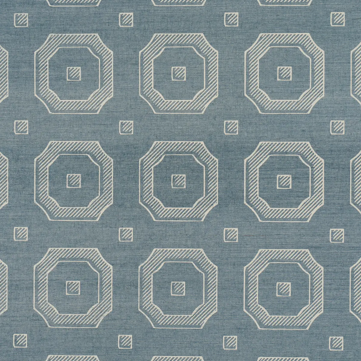 BEVELED FRAME SISAL_ DENIM