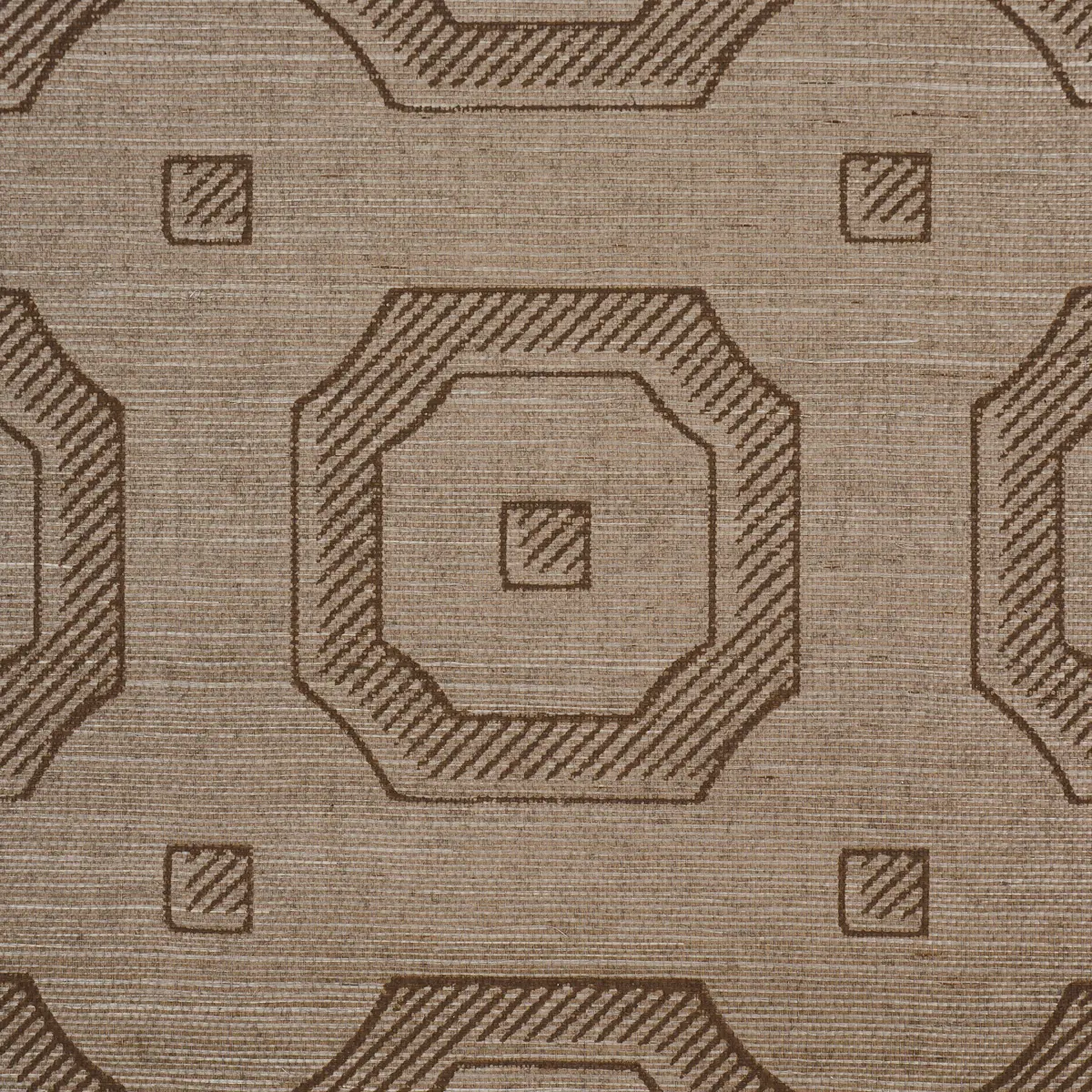 BEVELED FRAME SISAL_ SEPIA