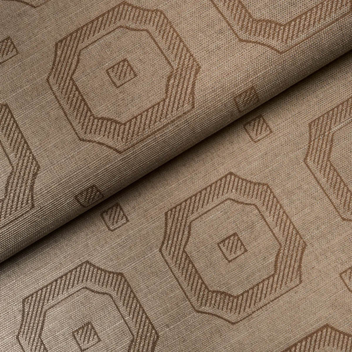 BEVELED FRAME SISAL_ SEPIA