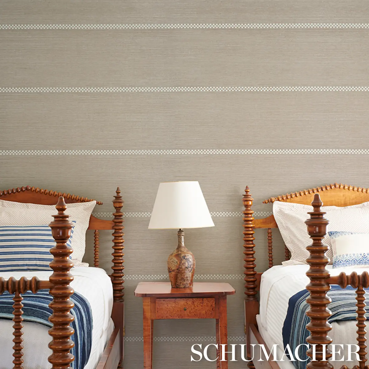 CHECKERED STRIPE SISAL_ FLAX