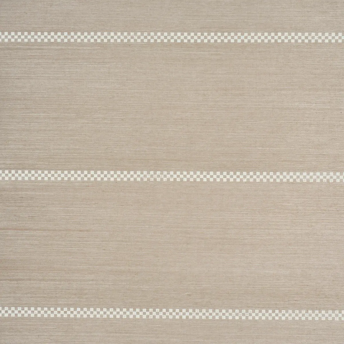 CHECKERED STRIPE SISAL_ FLAX