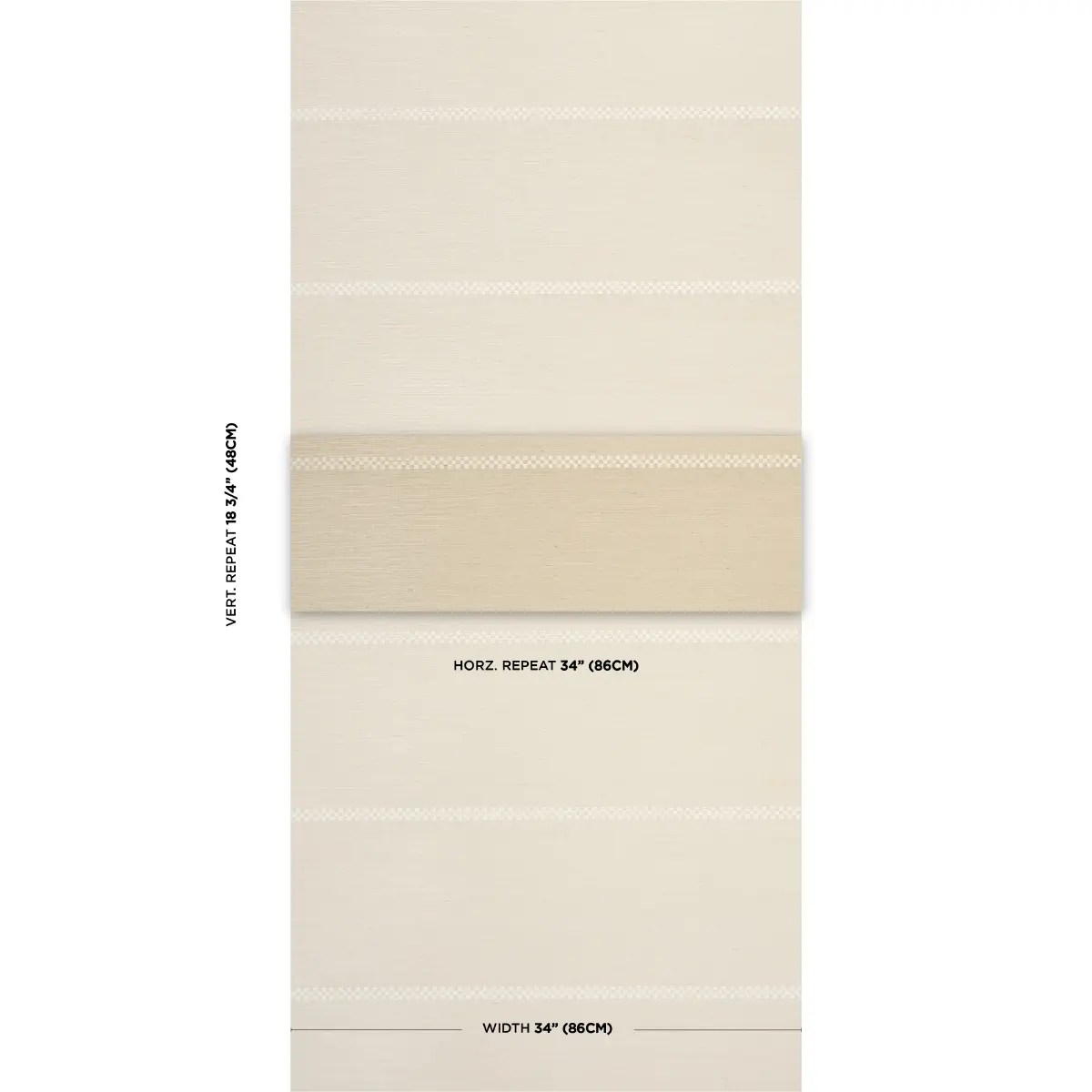 CHECKERED STRIPE SISAL_ BIRCH