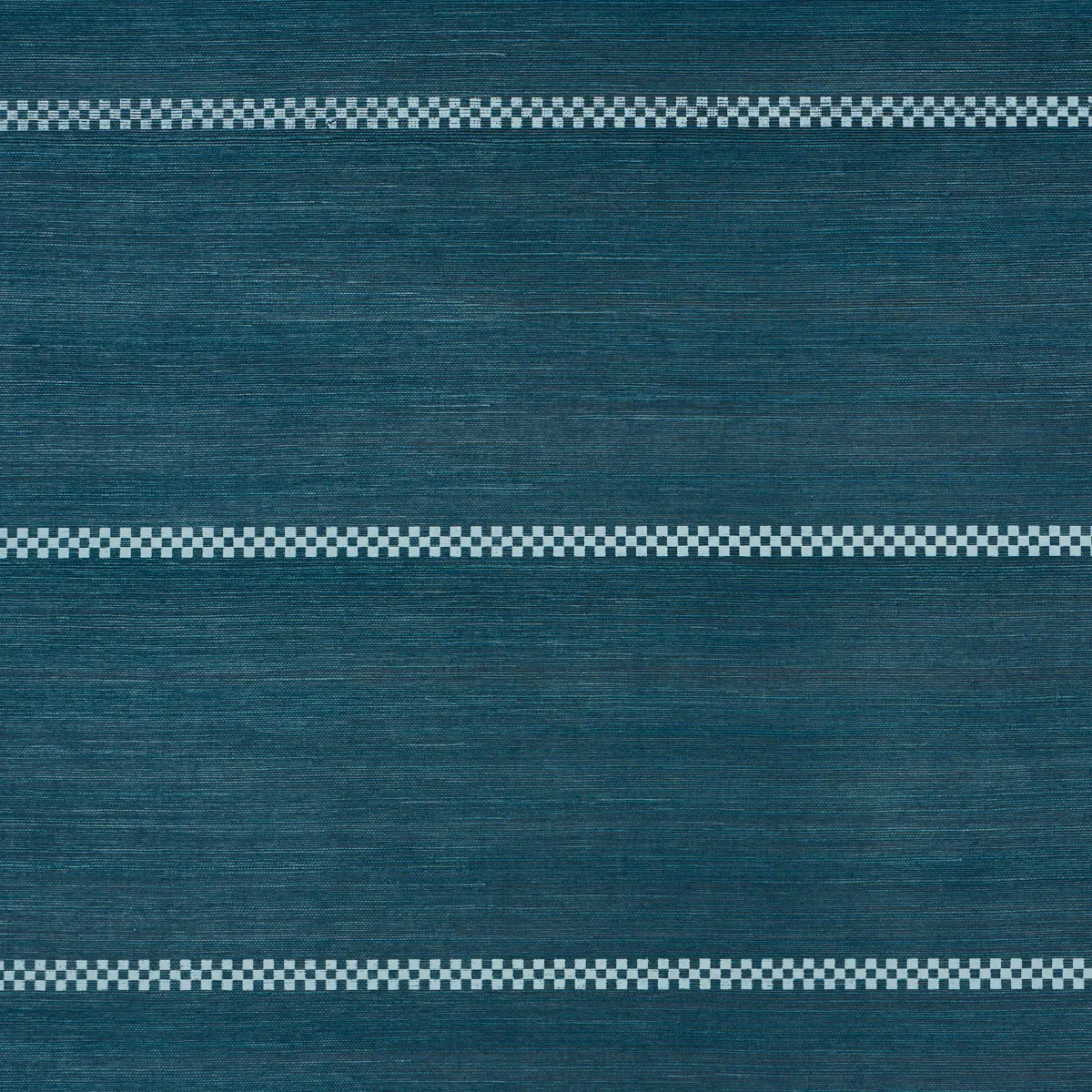 CHECKERED STRIPE SISAL_ PEACOCK