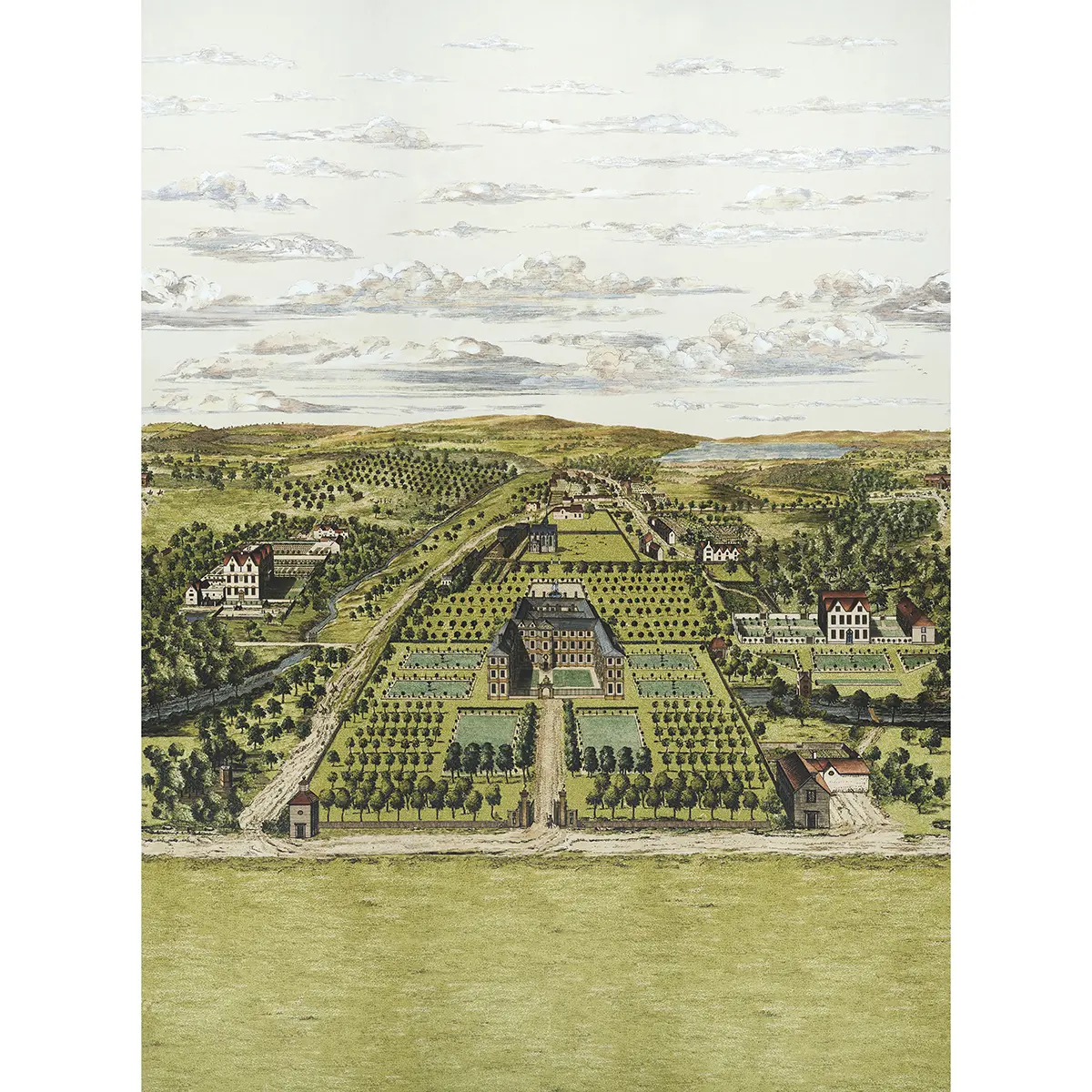 Mr. Darcy 3 Panel Set_ PEMBERLEY GREEN