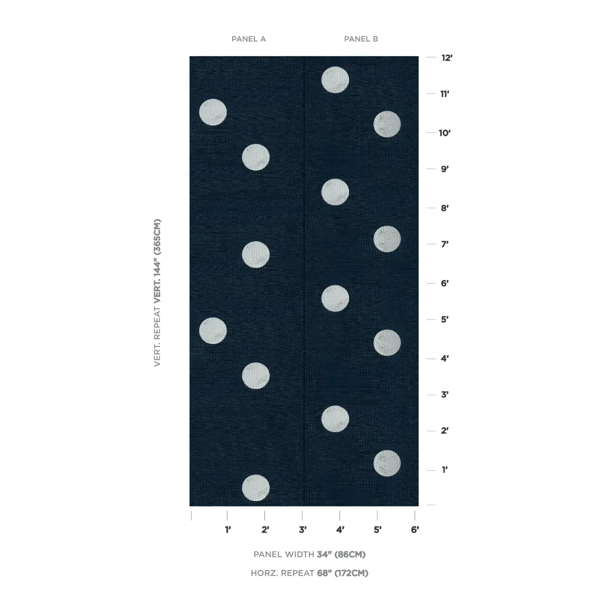 MONTE CARLO SISAL 2 PANEL SET_ INDIGO