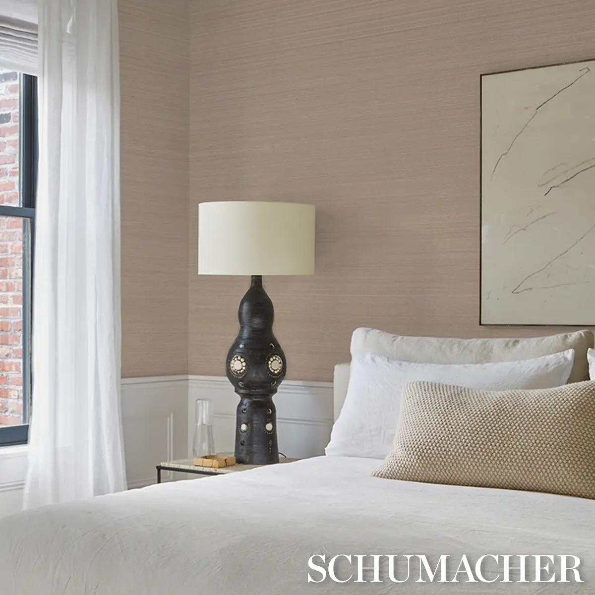 MUSA ABACA WALLCOVERING_ ANTIQUE BLUSH