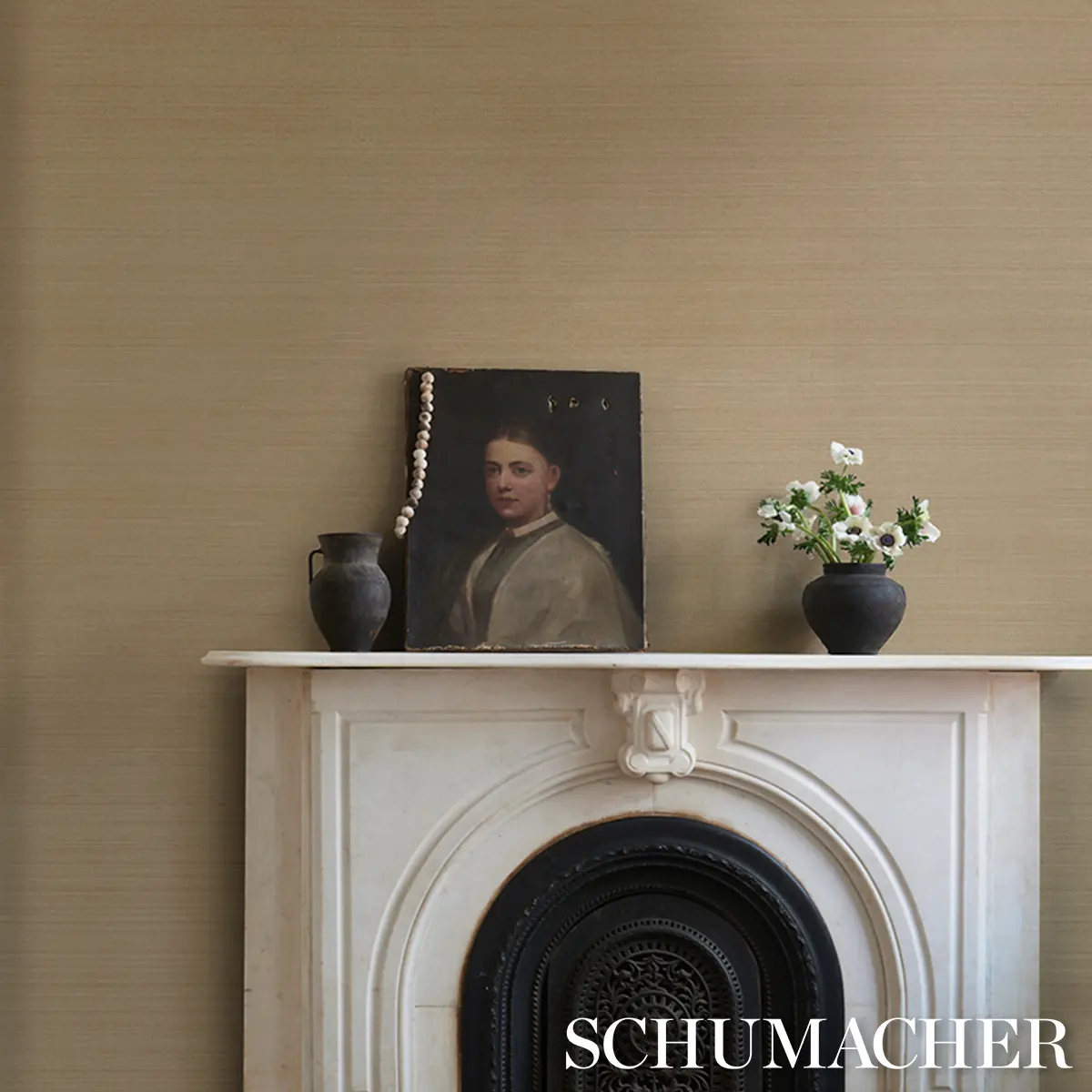 MUSA ABACA WALLCOVERING_ SOFT GOLD