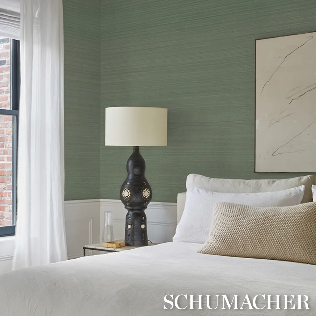 MUSA ABACA WALLCOVERING_ SEAFOAM