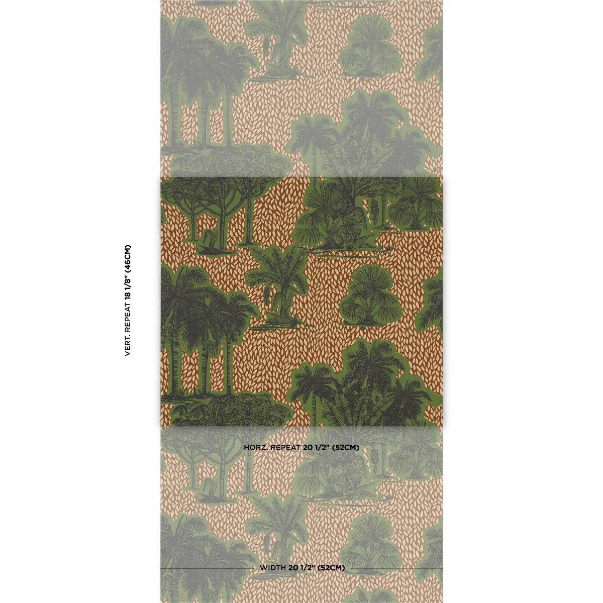 Tropical Safari Print_ ORINOCO VERDANT OASIS