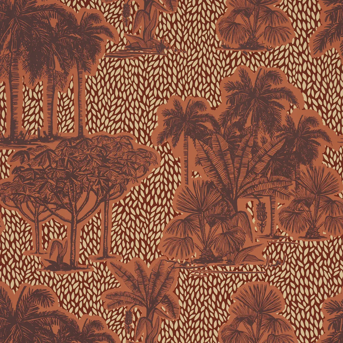 Tropical Safari Print_ SUNSET IN LOS LLANOS