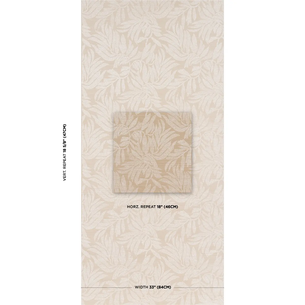 TAYRONA PALM MOSAIC SISAL_ PLAYA DORADA SAND