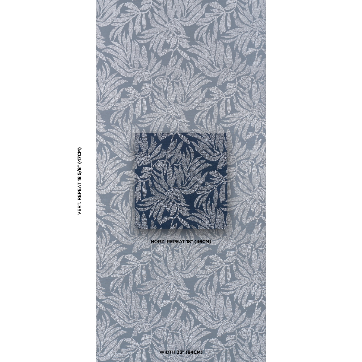 TAYRONA PALM MOSAIC SISAL_ PACIFIC OCEAN HUES