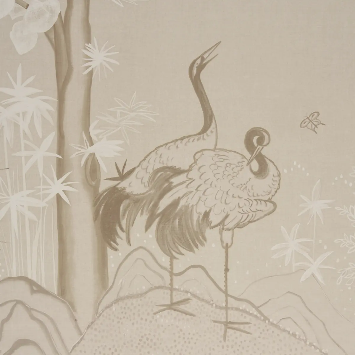 Birdsong 3 Panel Set_ IVORY