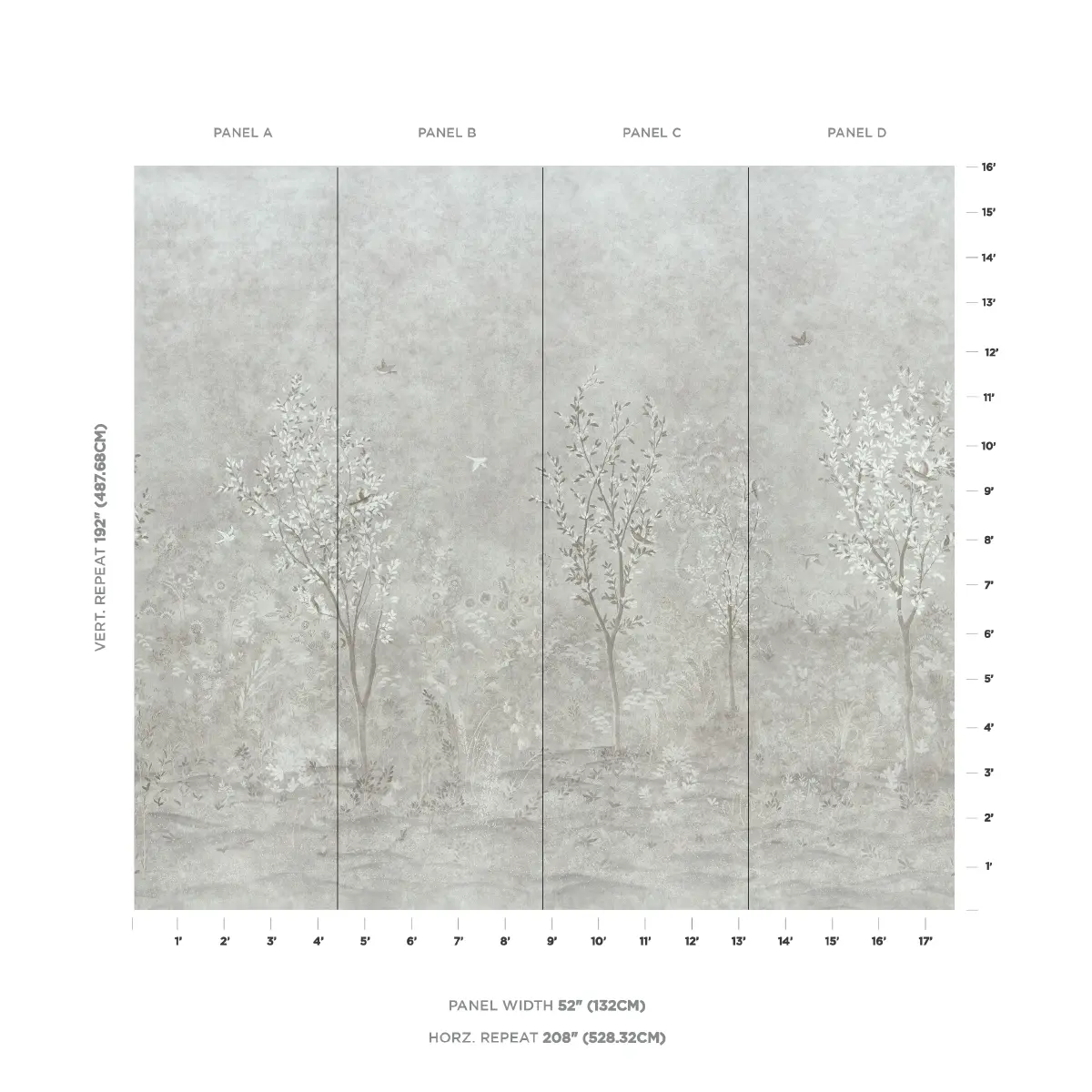 Sublime 4 Panel Set_ GRISAILLE