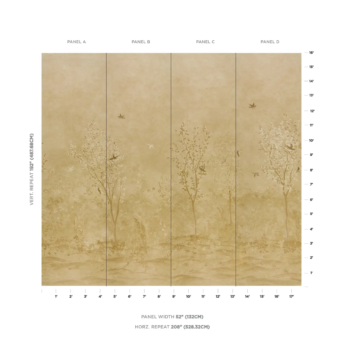 Sublime 4 Panel Set_ GOLD