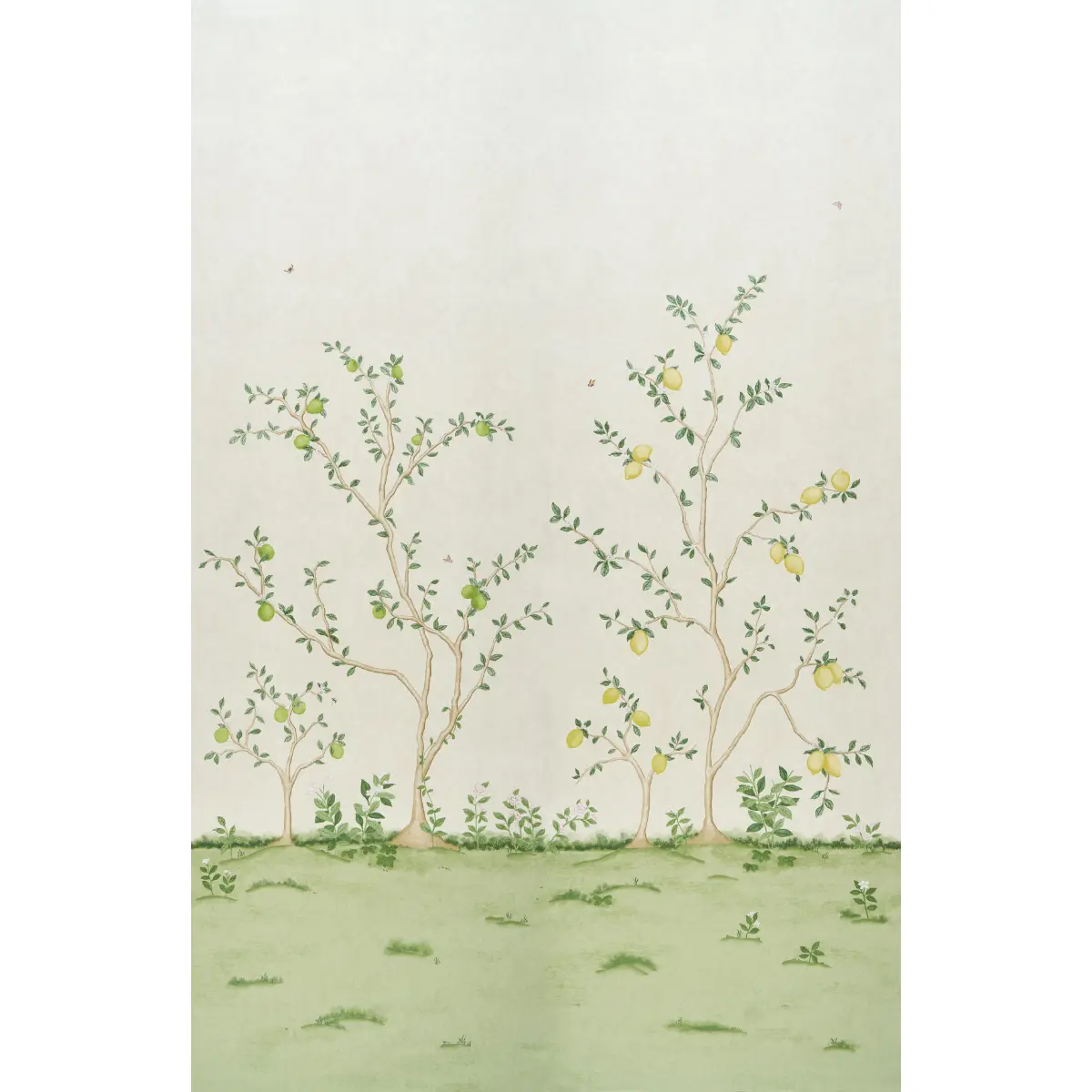 Citrus Blossom 2 Panel Set_ CREAM