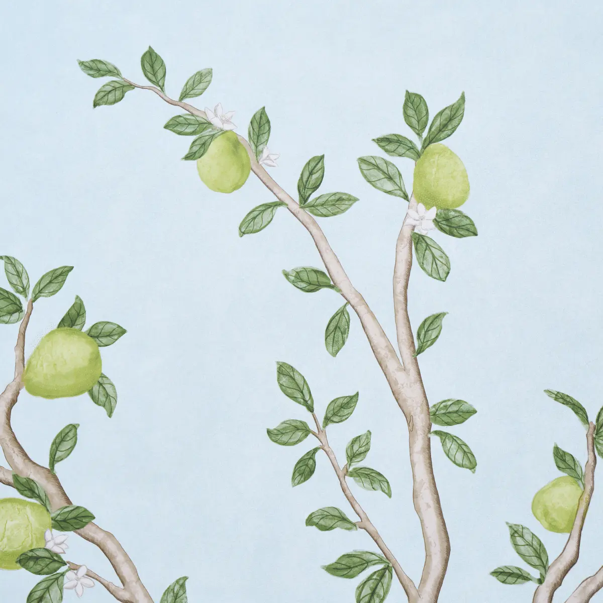 Citrus Blossom 2 Panel Set_ SKY
