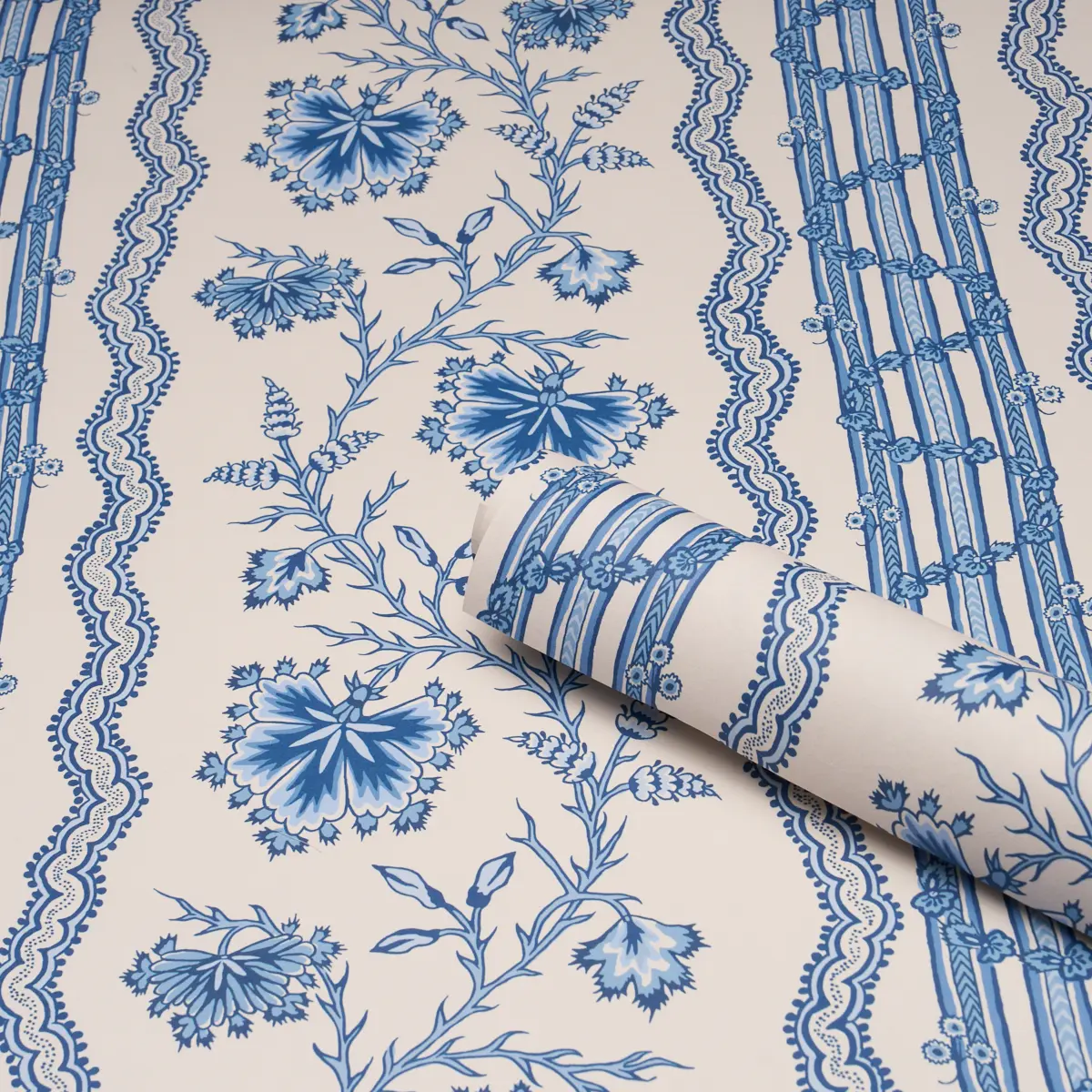 Parvati Floral Stripe_ DELFT