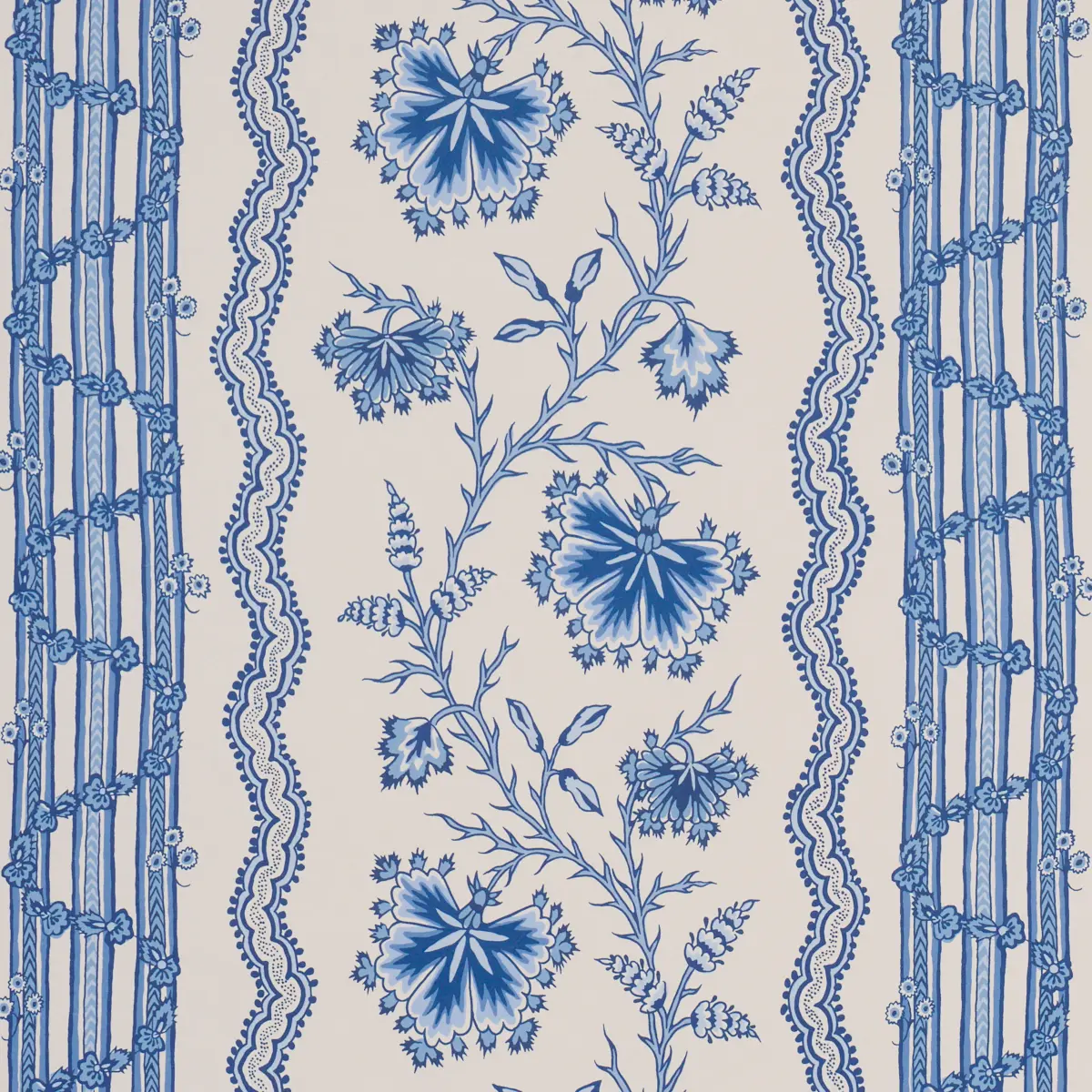 Parvati Floral Stripe_ DELFT