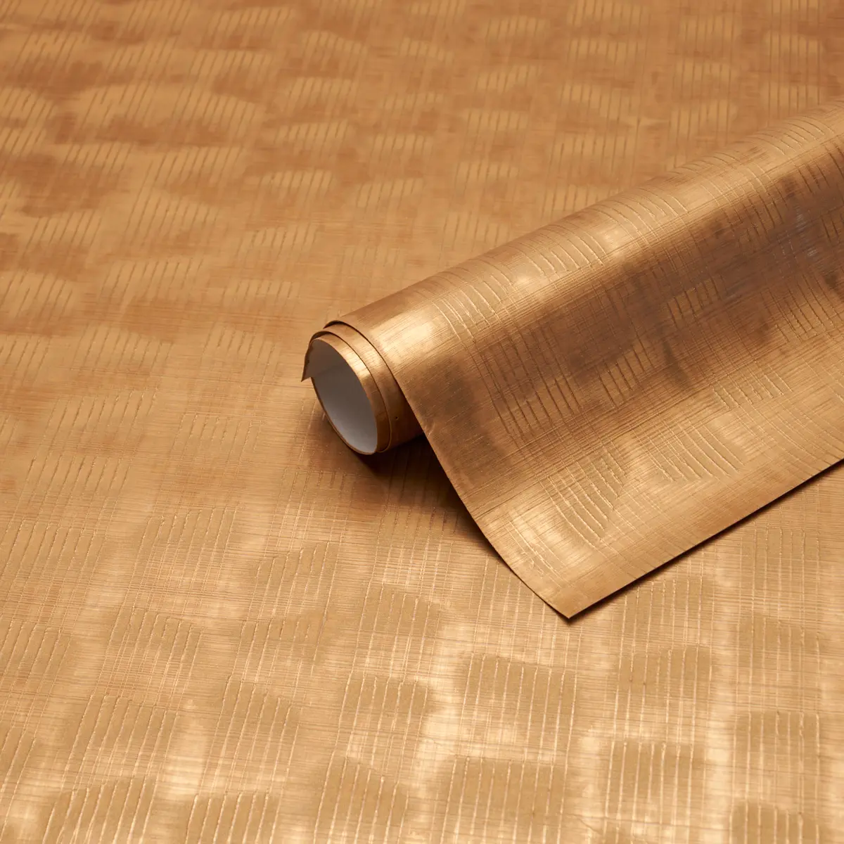 Rune Pinstripe Wallcovering_ GOLD