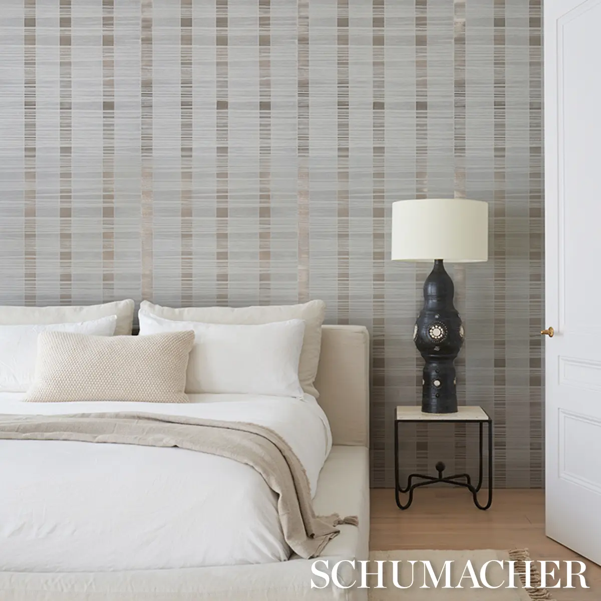 Orren Ridged Wallcovering_ PEWTER