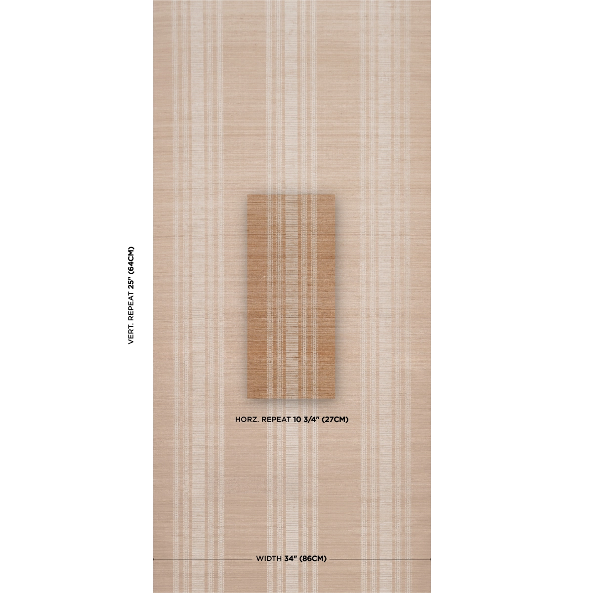 CASSIA SILK STRIPE WALLCOVERING_ NEUTRAL