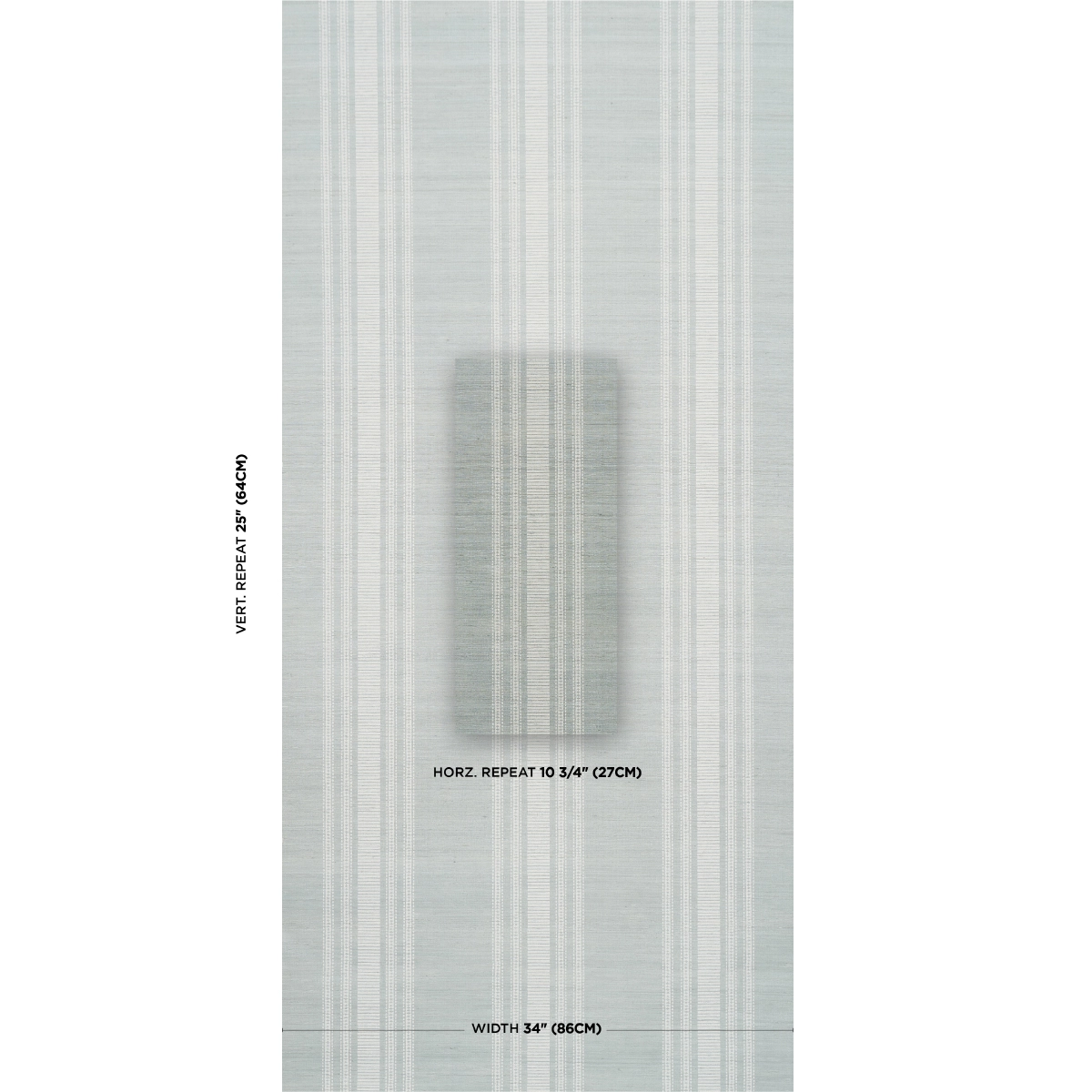 CASSIA SILK STRIPE WALLCOVERING_ SKY