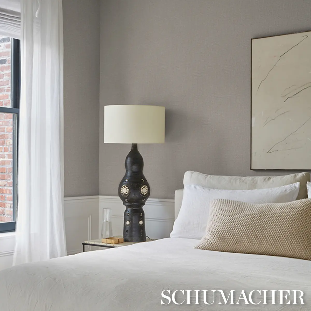 CAMPAGNE LINEN VINYL_ STONE