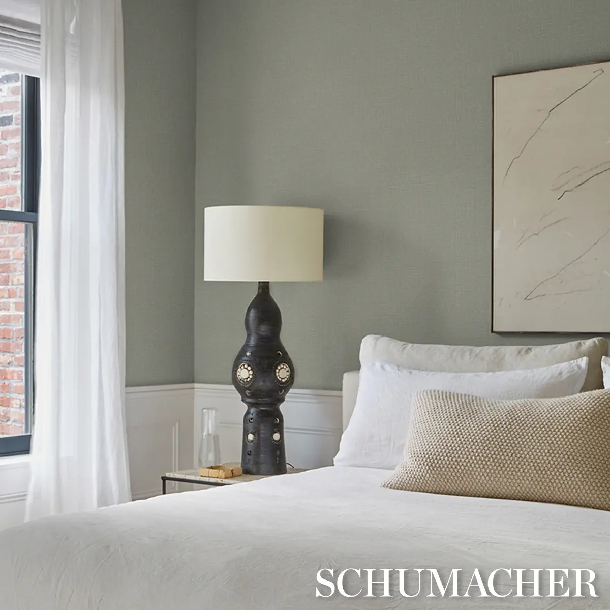 CAMPAGNE LINEN VINYL_ ALOE