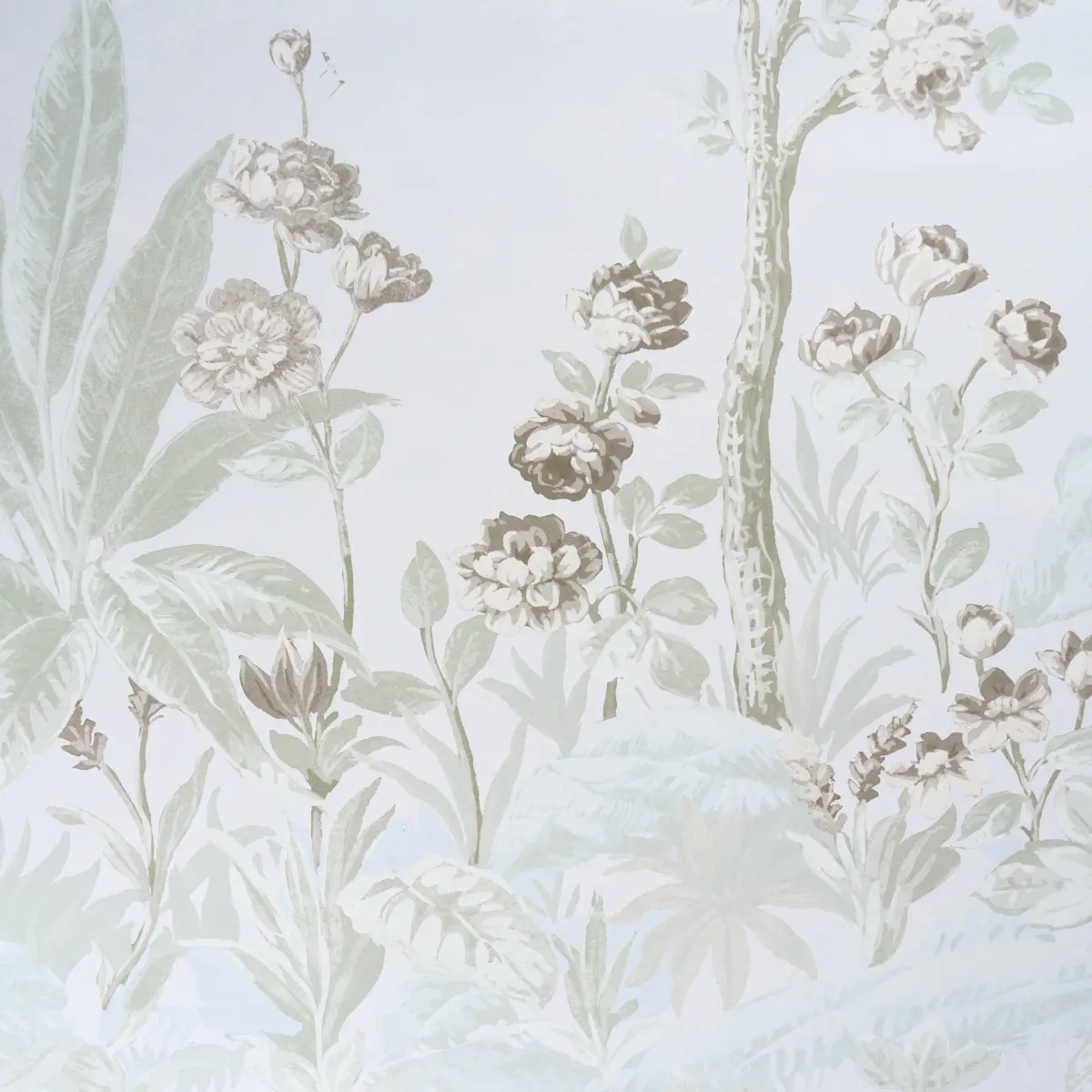CHARLOTTE'S GARDEN 2 PANEL SET_ PERIWINKLE
