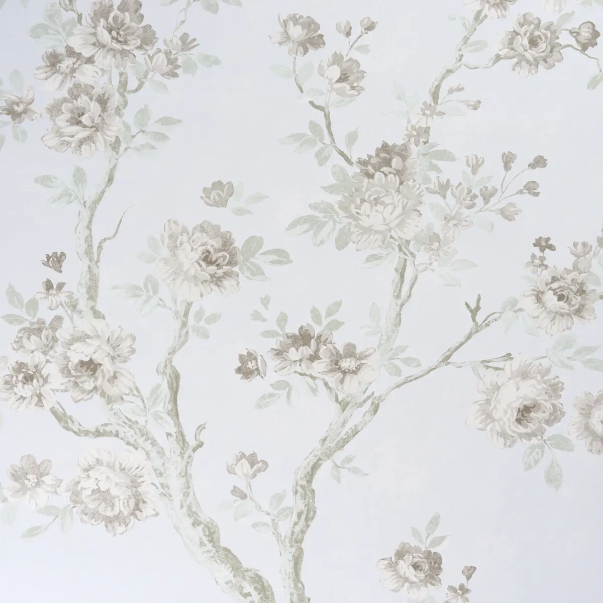 CHARLOTTE'S GARDEN 2 PANEL SET_ PERIWINKLE