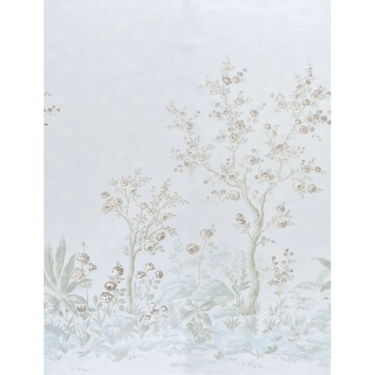 CHARLOTTE'S GARDEN 2 PANEL SET_ PERIWINKLE