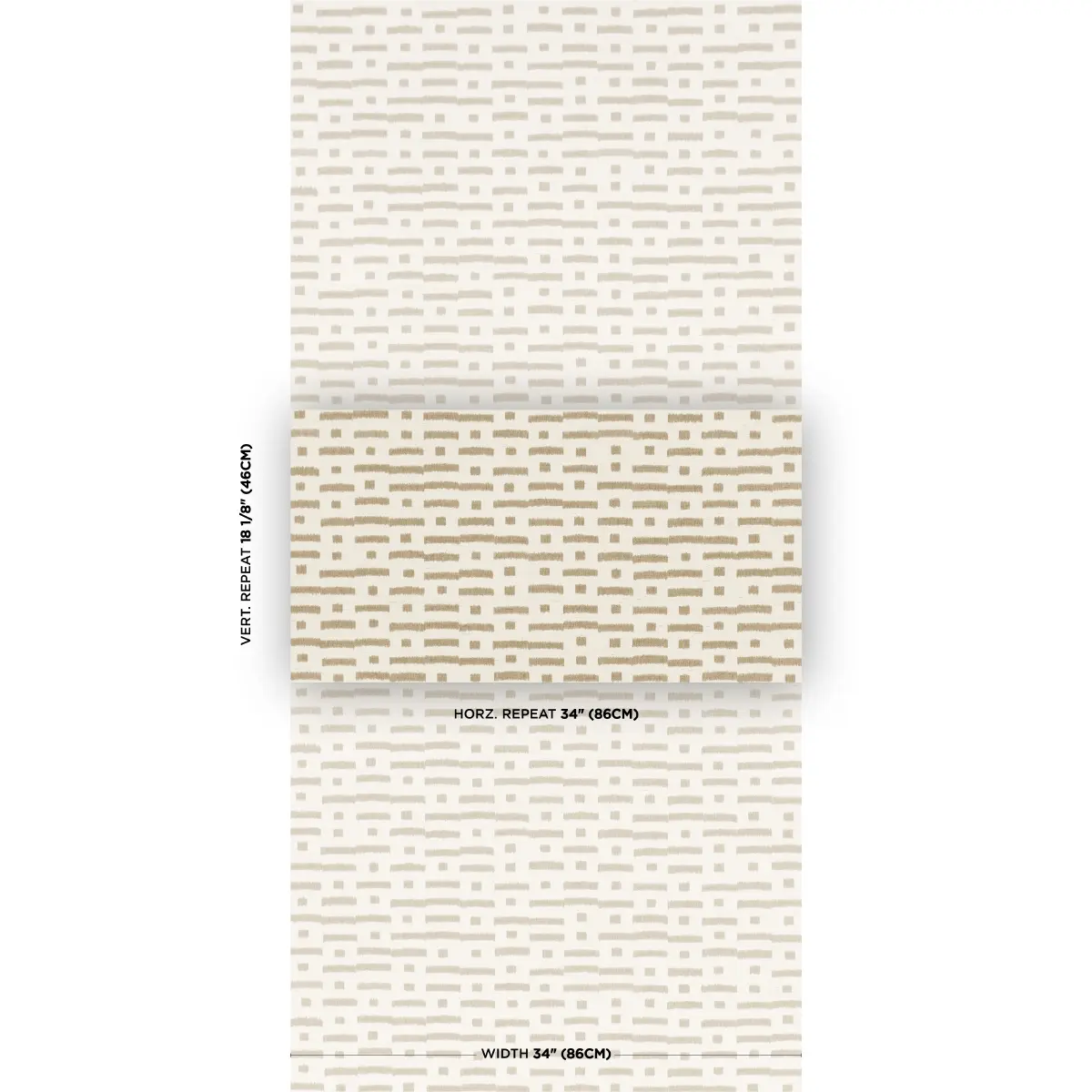 Abstract Ikat Sisal_ TAUPE