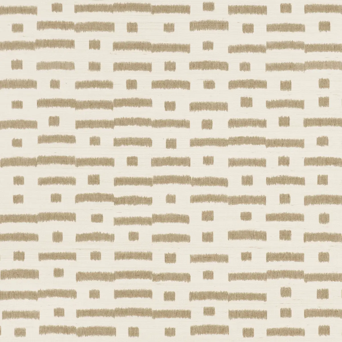 Abstract Ikat Sisal_ TAUPE