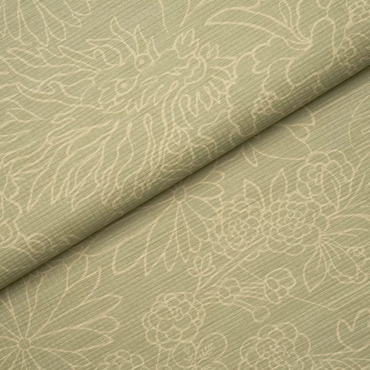 CHIANG MAI DRAGON SILHOUETTE RAFFIA_ SAGE