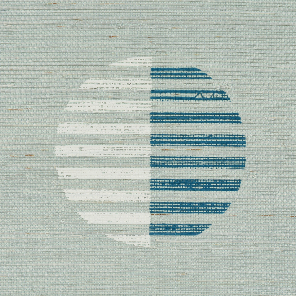 Ando Hand Blocked Sisal_ CHAMBRAY