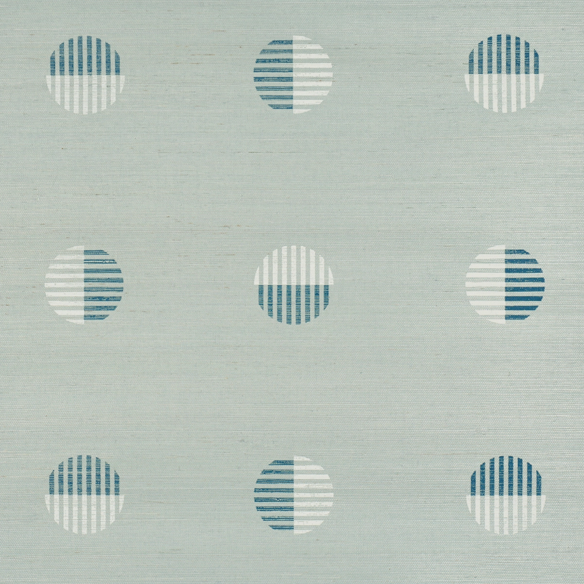 Ando Hand Blocked Sisal_ CHAMBRAY