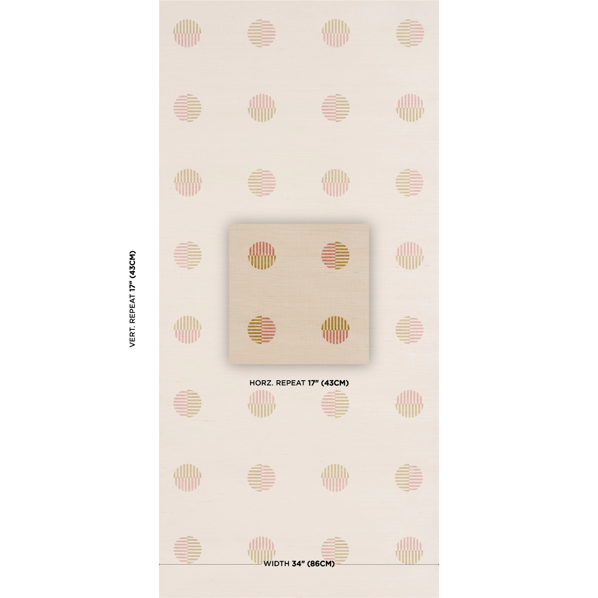 Ando Hand Blocked Sisal_ RUST & OCHRE