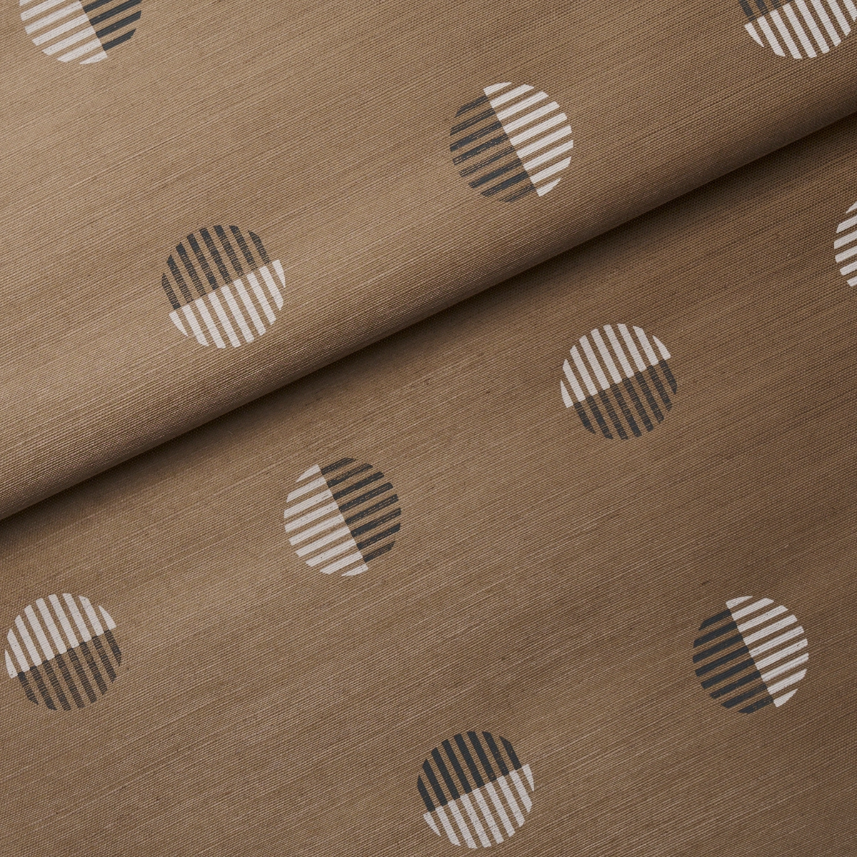 Ando Hand Blocked Sisal_ IVORY & CHARCOAL ON NATURAL
