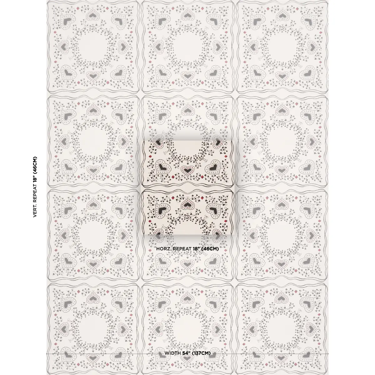 Garden Of Hearts_ BLACK & IVORY