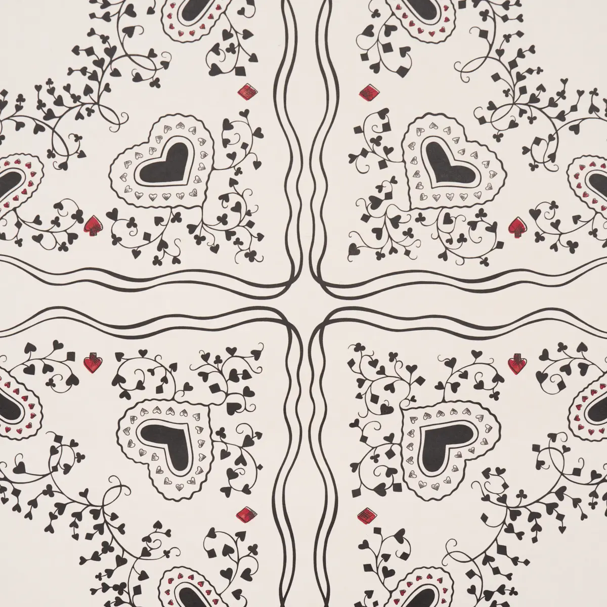 Garden Of Hearts_ BLACK & IVORY